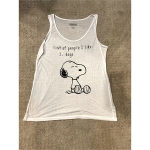 Peanuts Dog Tank Top - Snoopy